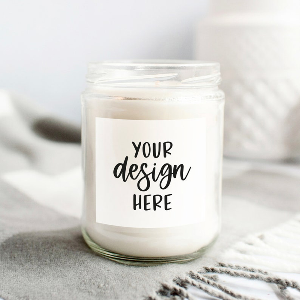Personalised Candle Label - 30개-50mm 맞춤형 양초 용기 스티커 개인