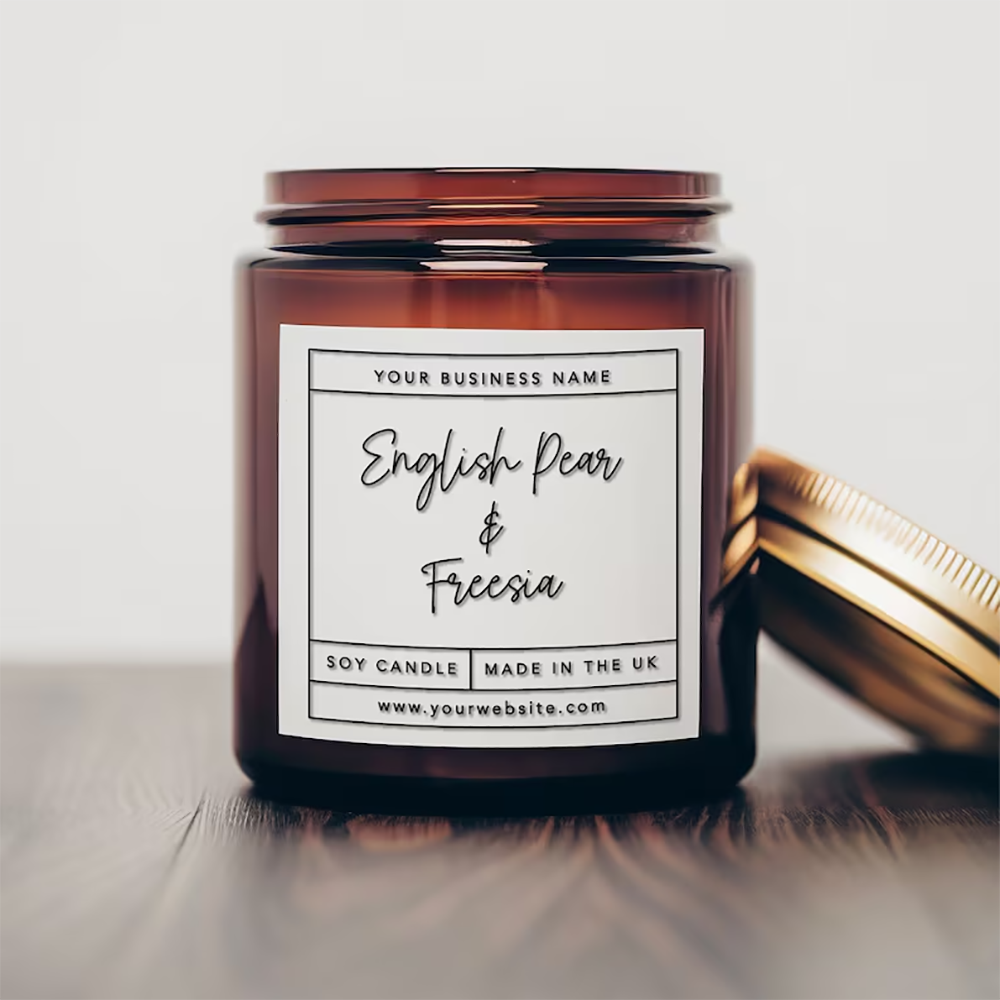 개인화 된 사각형 스티커 와인 또는 양초 라벨 향기로운 - Personalised Candle Label 리뷰 및 가격