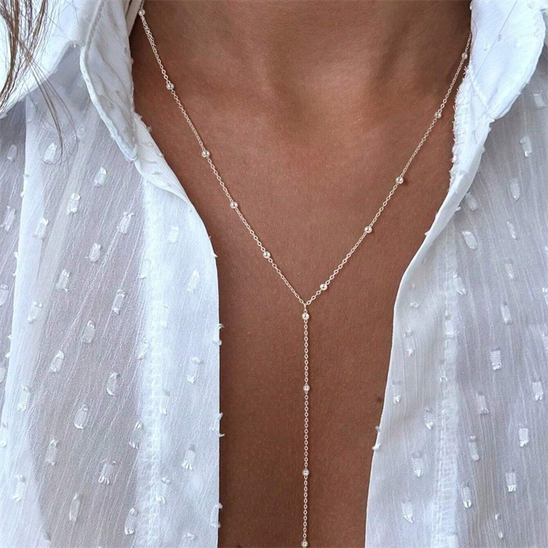 빈티지 골드 컬러 롱 체인 드롭 목걸이 여성용 심플 메 - Birth Flower Necklace 리뷰 및 가격