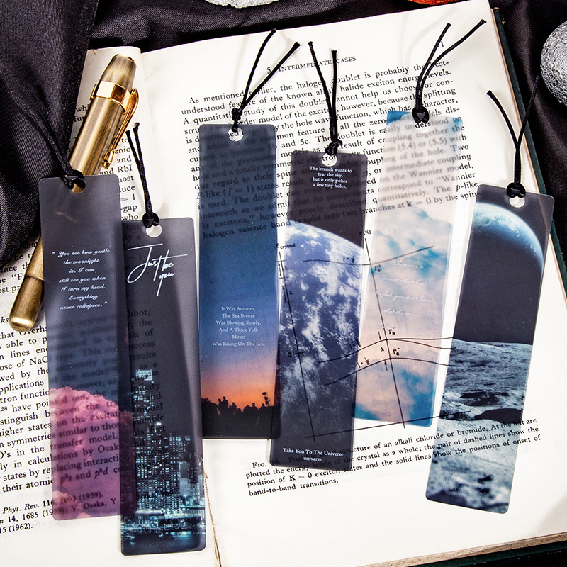 5PCS 스페이스 로밍 매트 PET 북마크 DIY 장식 - Dried Flower Bookmark 리뷰 및 가격
