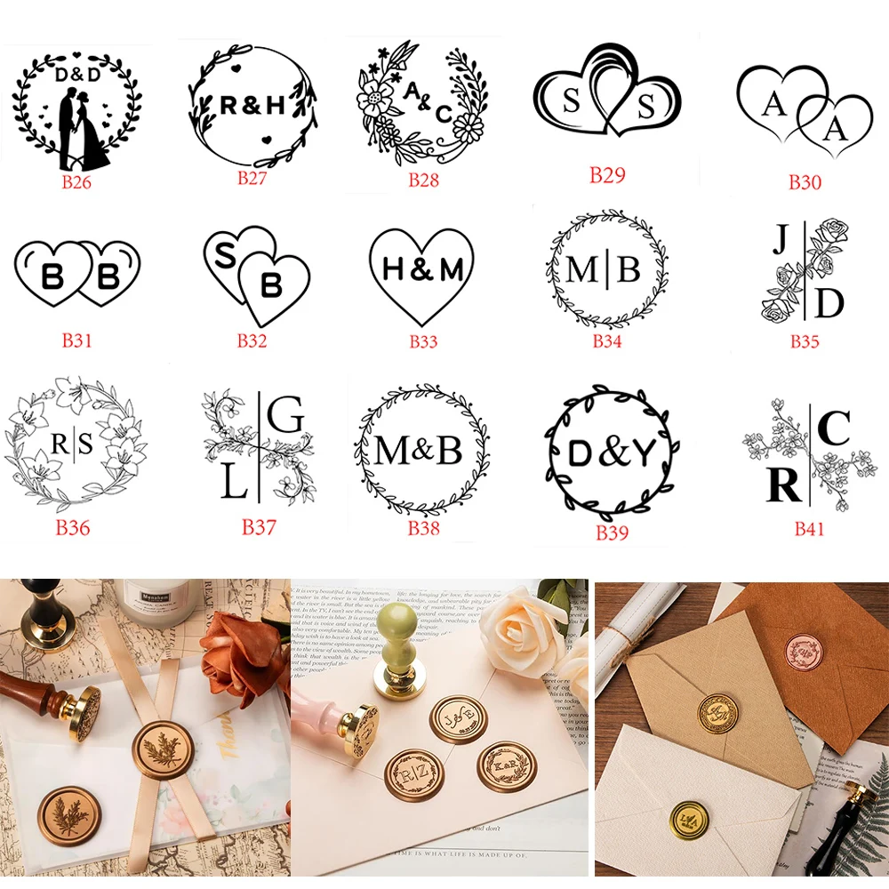 맞춤형 왁스 도장 스탬프 키트, 이중 이름 2 이니셜, - Wax Seal Letter Kit 리뷰 및 가격