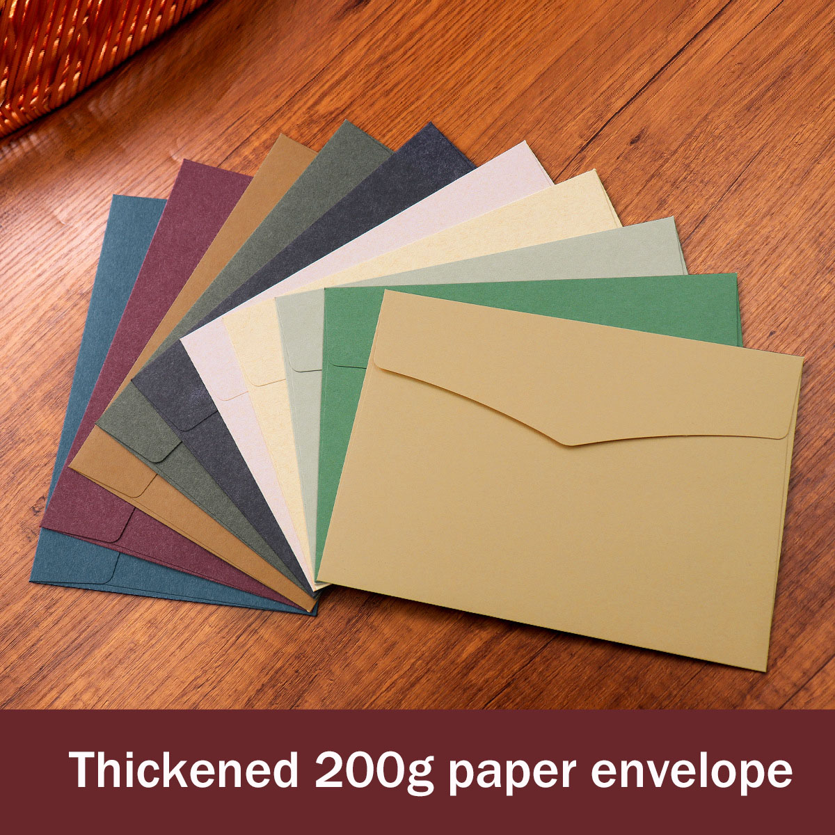 50 개/몫 23x16.2cm 봉투 고급 200g 크래 - Wax Seal Letter Kit 리뷰 및 가격