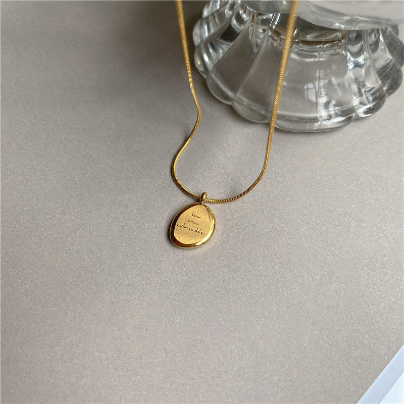 여성을위한 골드 컬러 불규칙한 영어 편지 목걸이 남성  - Birth Flower Necklace 리뷰 및 가격
